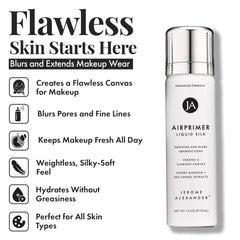Jerome Alexander MagicMinerals LiquidSilk Air Primer, textura ligera para un acabado uniforme.