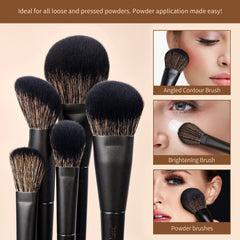 Jessup crease brush soft tip ideal for precise eyelid shade application.