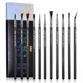 Jessup Eyeliner Brush Set angled-tip for precise winged liner