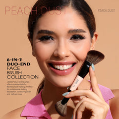 Jessup F04 blush brush end for precise placement and blending.