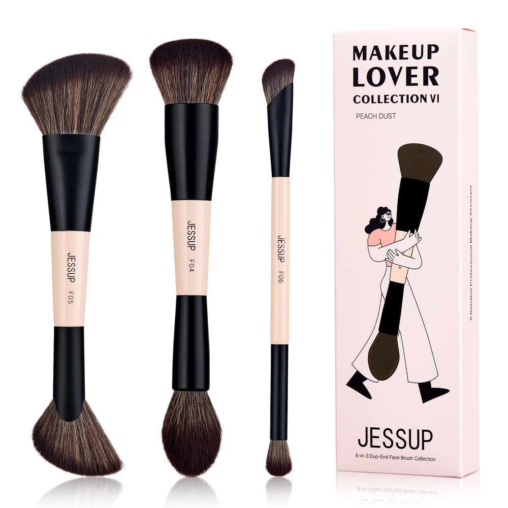 Jessup F04 foundation brush end for smooth, natural-looking coverage.