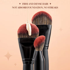 Even-blend capability helps contour and bronze with seamless transitions.