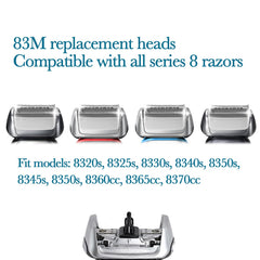 JEVONG Series 8 compatible with Series 8 razors for easy upkeep.