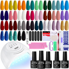 JEWHITENY kit UV-LED, secado rápido para uñas en casa.