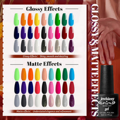 JEWHITENY matte top coat for a modern velvet finish