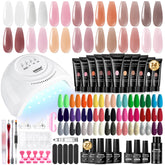 JEWHITENY poly gel kit color palette for home salon nails