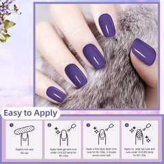 JEWHITENY top and base coat set demonstrates glossy and matte finishes
