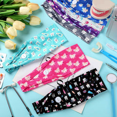 Bandana elástica Jexine para cabello, cómodo uso prolongado en turnos de trabajo.
