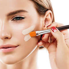 JEZTDKLE dual-purpose brush for powder or cream makeup