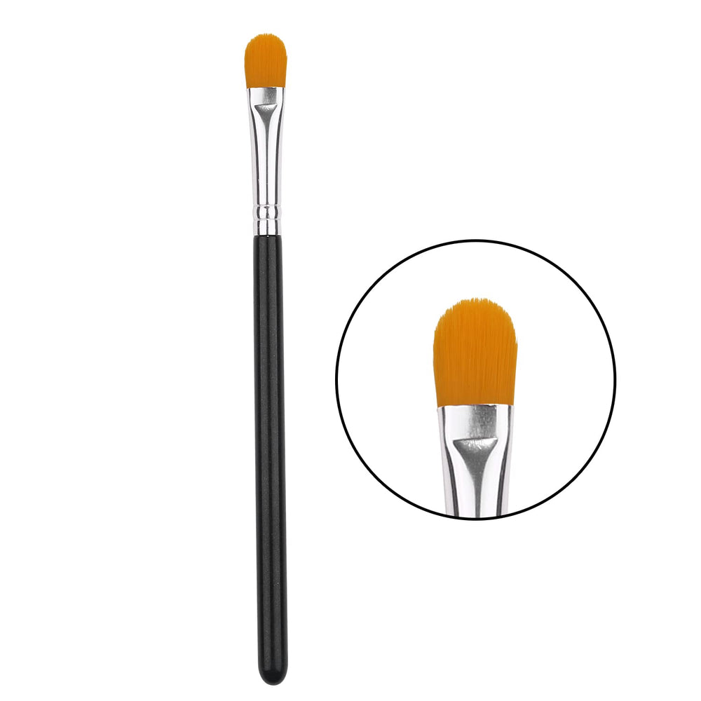 JEZTDKLE extra-flat round eyebrow brush for precise shaping and concealer cleanup