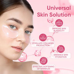 Hidrogel retiene activos para penetración profunda en la zona ocular.