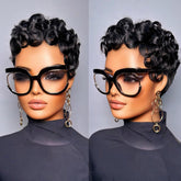 Jgzpfo Pixie Cut Wig packaging shown for easy unboxing