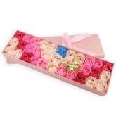 JIALEEY caja regalo con rosas de jabón perfumado, ideal para regalo y ambiente elegante.