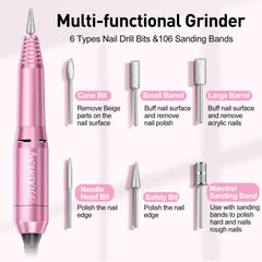 JIASHENG nail drill chuck shows easy bit changes