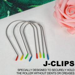 Jicoyin J-shaped clip design reduces creasing for smoother curls.