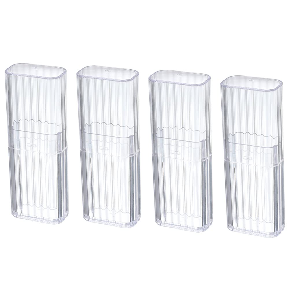 JIEDALIN cotton swab holder travel 4pc keeps items organized for on-the-go use
