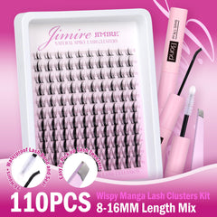 JIMIRE manga lashes natural look and light feel.