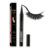 JIMIRE 2-in-1 Eyeliner bottle and wand for glue-free lash applications.