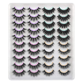 JIMIRE 20-pairs lashes pack with four styles for versatile everyday looks