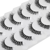 JIMIRE demi-wispies with clear band for natural fluffy finish on daily wear