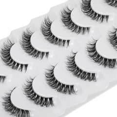 JIMIRE demi-wispies with clear band for natural fluffy finish on daily wear