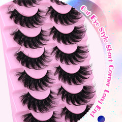 JIMIRE fluffy full-flare lashes provide wispy volume and drama