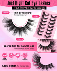 JIMIRE handmade craftsmanship ensures delicate lash shaping and comfortable wear