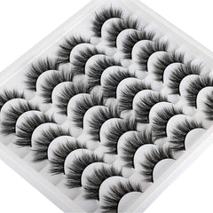 JIMIRE handmade synthetic fiber close-up showcases high-quality lashes and reusable design.
