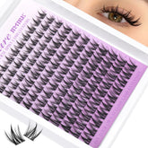 JIMIRE manga lash clusters natural curl 10-14mm for a soft, natural enhancement.