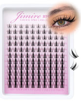 JIMIRE manga lash clusters ultra-light fibers for comfortable wear and natural volume.