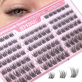 JIMIRE natural lash clusters 8-12mm in package for subtle, everyday definition