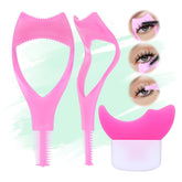 Jimire 3in1 mascara shield guards lashes for clean application.