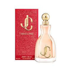 Jimmy Choo I Want Choo bottle side view highlighting sleek packaging
