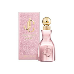 Close-up of the Jimmy Choo I Want Choo With Love cap highlighting premium packaging
