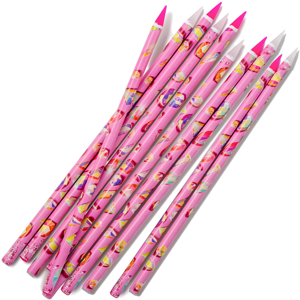 JINJINANV nail dotting tools kit for precise rhinestone pickup and nail art
