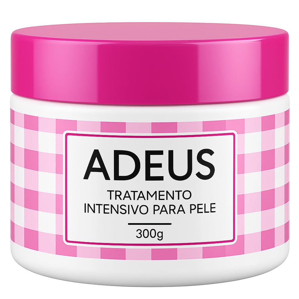 JINMAO Adeus Brazilian cream bottle front for daily hydration and smoother skin.
