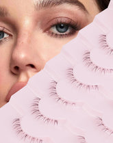 Jiocolor bottom lashes strip with natural 3D look for everyday wear