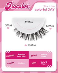 Jiocolor ultra-thin lash-band close-up for seamless comfortable wear