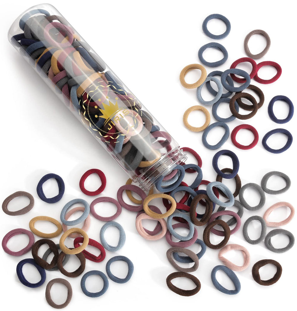 JIRIS seamless cotton hair bands in packaging, ready for everyday wear.