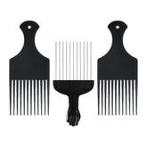 JIUANODD 3-pack hair picks set for detangling and lift