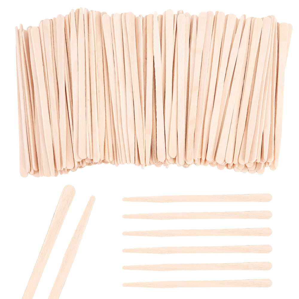 JIUHSHN eyebrow wax sticks with wooden 88mm tip for precise waxing