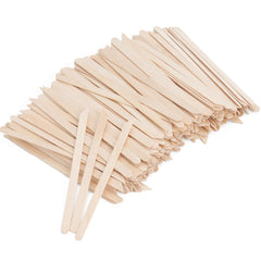 JIUHSHN wooden wax sticks with round and slanted tips for precise waxing.