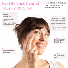 Packaging box image communicates premium skincare ritual and reliable nourishment