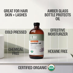 Aplicación suave en cejas y pestañas con J MAC BOTANICALS.