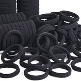 J-MEE hair bands front view shows seamless cotton design for secure all-day hold.