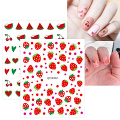 Pegatinas JMEOWIO uñas patrones divertidos para niñas creativas