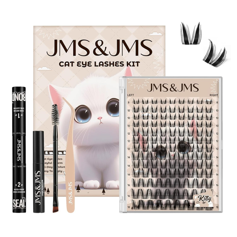 JMS&JMS Bunny Lash Clusters Kit packaging ready for at-home anime looks.