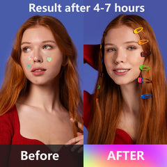 Jo Dominic Stars Purple patch—vibrant style while protecting blemishes during activities.