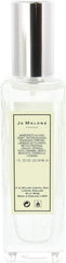 Cap detail of Jo Malone English Pear & Freesia bottle, elegant packaging