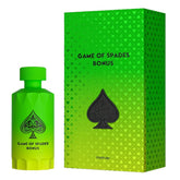 Jo Milano Game of Spades Bonus bottle front view, bold men's fragrance for refined evenings.
